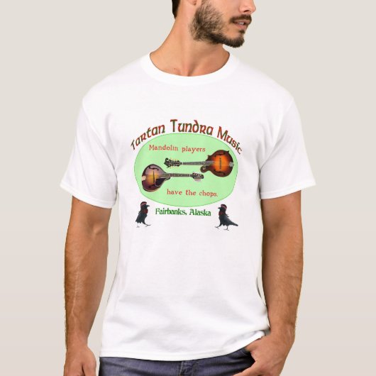 Mandolinen-Spieler T-Shirt (Vorderseite)