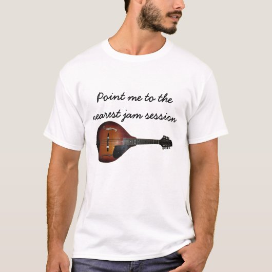 Mandolinen-Stau-Sitzungs-T - Shirt (Vorderseite)