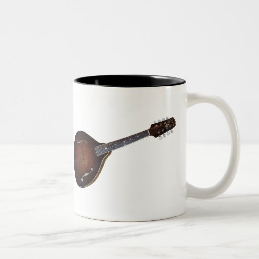 Mandolinen-Tasse Zweifarbige Tasse (Rechts)