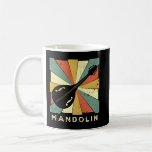 Mandolinenliebhaber Vintage Mandolinen-Spieler Mus Kaffeetasse