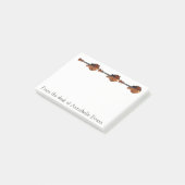 Mandolins personalisieren post-it klebezettel (angewinkelt)