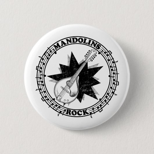 Mandolins Rock Bluegass Button (Vorderseite)