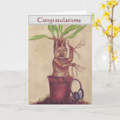 Mandrake New Baby Card Karte (Gelbe Blume)
