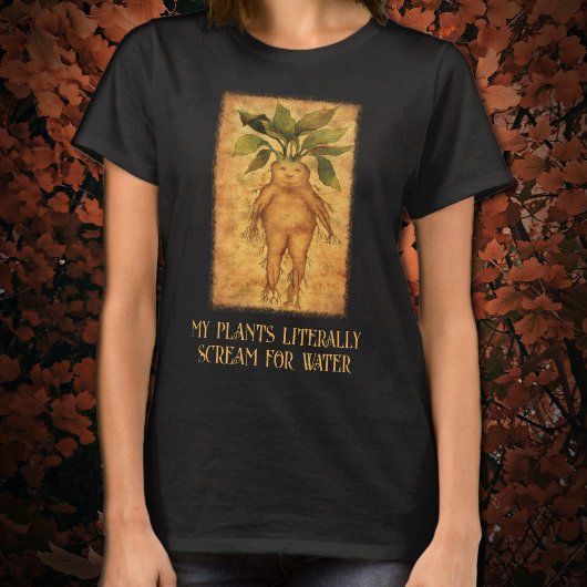 Mandrake Root Witchy Halloween T - Shirt