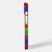 Mandril Kaleidoscope iPhone Case (Rückseite / Links)