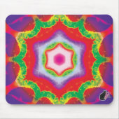 Mandril Kaleidoscope Mouse Pad Mousepad (Vorne)
