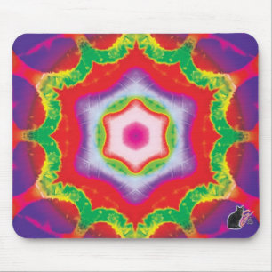 Mandril Kaleidoscope Mouse Pad Mousepad