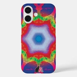 Mandril Kaleidoskop iPhone 16 Hülle