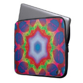 Mandril Kaleidoskop Laptop Sleeve (Vorderseite Links)