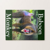 Mandril-Porträt-Puzzle Puzzle
