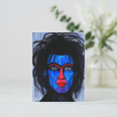 Mandril Postkarte (Stehend Vorderseite)