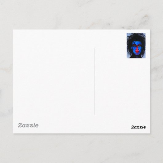 Mandril Postkarte (Rückseite)