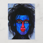 Mandril Postkarte (Vorderseite)