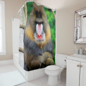 Mandrill 001 duschvorhang (Beispiel)
