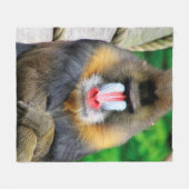 Mandrill 001 fleecedecke (Vorderseite (Horizontal))