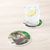 Mandrill 001 getränkeuntersetzer (Seite)