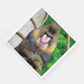 Mandrill 001 serviette (Ecke)