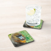 Mandrill 002 getränkeuntersetzer (Rechte Seite)