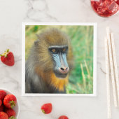 Mandrill 002 serviette (Beispiel)