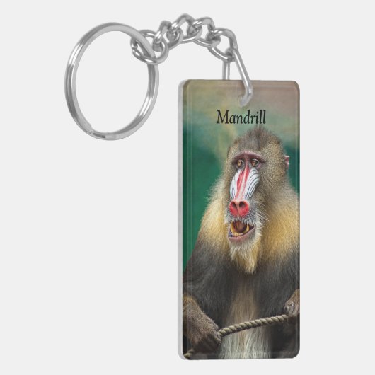 Mandrill, Afrikaner Schlüsselanhänger (Vorderseite links)
