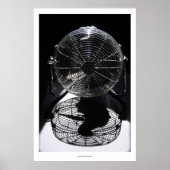 Mandrill Fan BW Still Life Fotografy L Poster (Vorne)