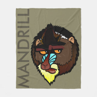 MANDRILL FLEECE BLANKET