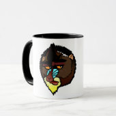 MANDRILL RINGER TASSE (Vorderseite Links)