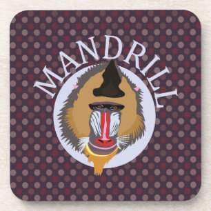 Mandrill Untersetzer