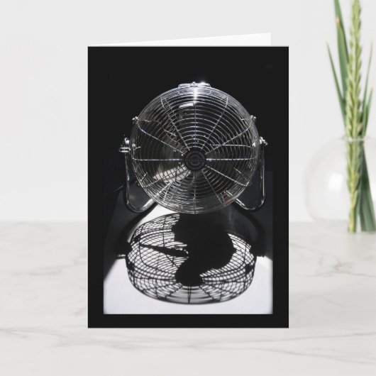 Mandrill Ventilator BW Still Life Fotokarte Karte (Vorderseite)