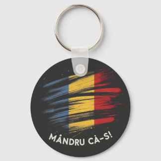 Mandru ca-s roman band schlüsselanhänger