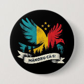 Mandru ca-s roman button (Vorderseite)