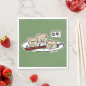 Mandu Koreanischer Dim sum sum Breakfast Hangul Serviette (Beispiel)