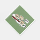 Mandu Koreanischer Dim sum sum Breakfast Hangul Serviette (Ecke)