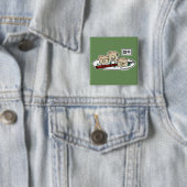 Mandu koreanisches Mehlkloß-dim sumfrühstück Button (Beispiel)