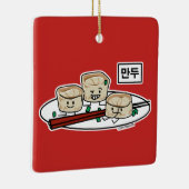 Mandu koreanisches Mehlkloß-dim sumfrühstück Keramikornament (Rechts)