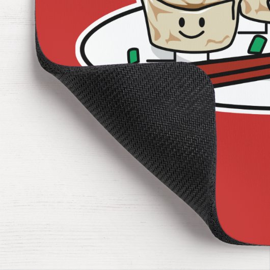 Mandu koreanisches Mehlkloß-dim sumfrühstück Mousepad (Ecke)