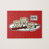 Mandu koreanisches Mehlkloß-dim sumfrühstück Puzzle (Horizontal)