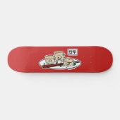 Mandu koreanisches Mehlkloß-dim sumfrühstück Skateboard (Horizontal)