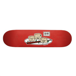 Mandu koreanisches Mehlkloß-dim sumfrühstück Skateboard
