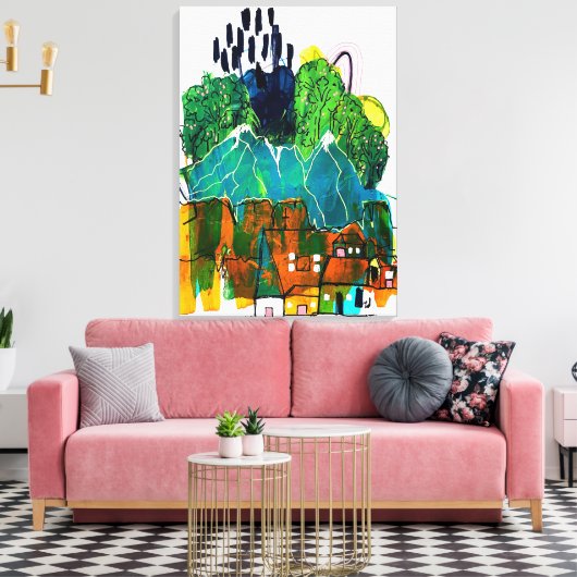 Mandu Leinwanddruck (Insitu (Wohnzimmer))