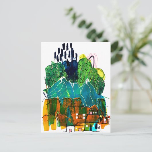 Mandu Postkarte (Stehend Vorderseite)