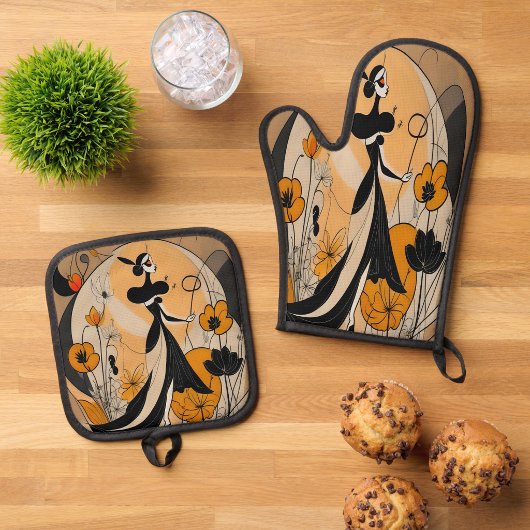 Mandulis Ofenhandschuh & Topflappen-Set