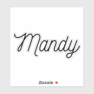 Mandy Aufkleber