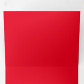 Mandy, Blassrot, Pastellrot, Dreifach Gefaltete Karte (Innen Erste Seite)