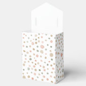 Mandy Confetti Watercolor Dots Favor Box Geschenkschachtel (Geöffnet)