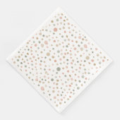 Mandy Confetti Watercolor Dots Paper Napkin Serviette (Ecke)