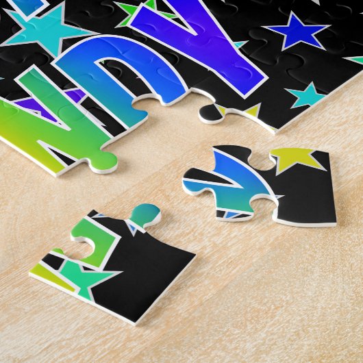 "MANDY" First Name, Fun "HAPPY BIRTHDAY" Puzzle (Seite)