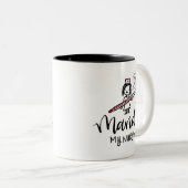 Mandy My Nurse - Custom Zweifarbige Tasse (VorderseiteRechts)