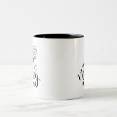 Mandy My Nurse - Custom Zweifarbige Tasse (Mittel)