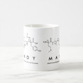 Mandy-Peptidnamen-Tasse Kaffeetasse (Mittel)